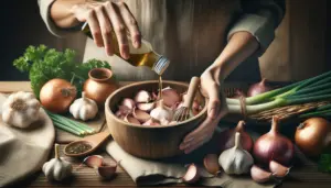 Cómo hacer un pesticida con ajo y cebolla