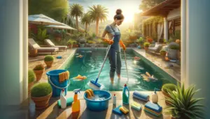 Cómo limpiar una piscina hinchable